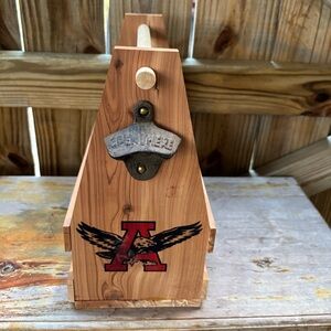 Wood Tech Auburn University Six Pack Wood Beer Caddy & Opener